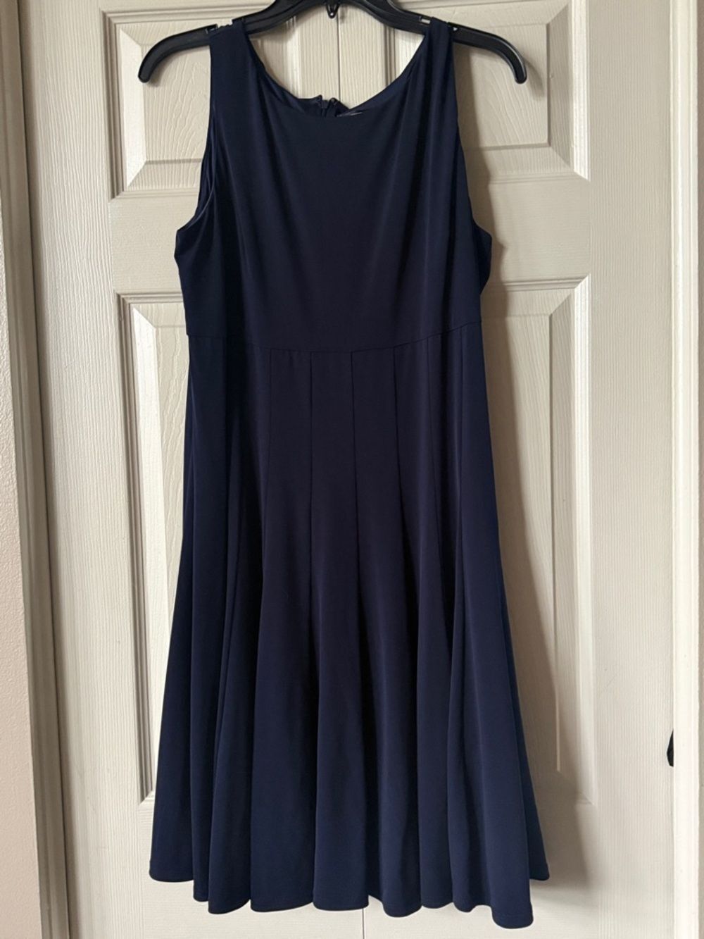 Jessica Howard Navy Sleeveless Fit-and-Flare Dress! - Picture 8 of 8
